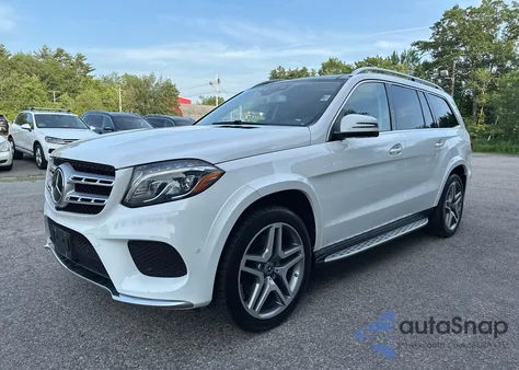 2018 Mercedes-Benz Gls 550 4Matic из США, поврежденный, VIN 4JGDF7DE4JA999468